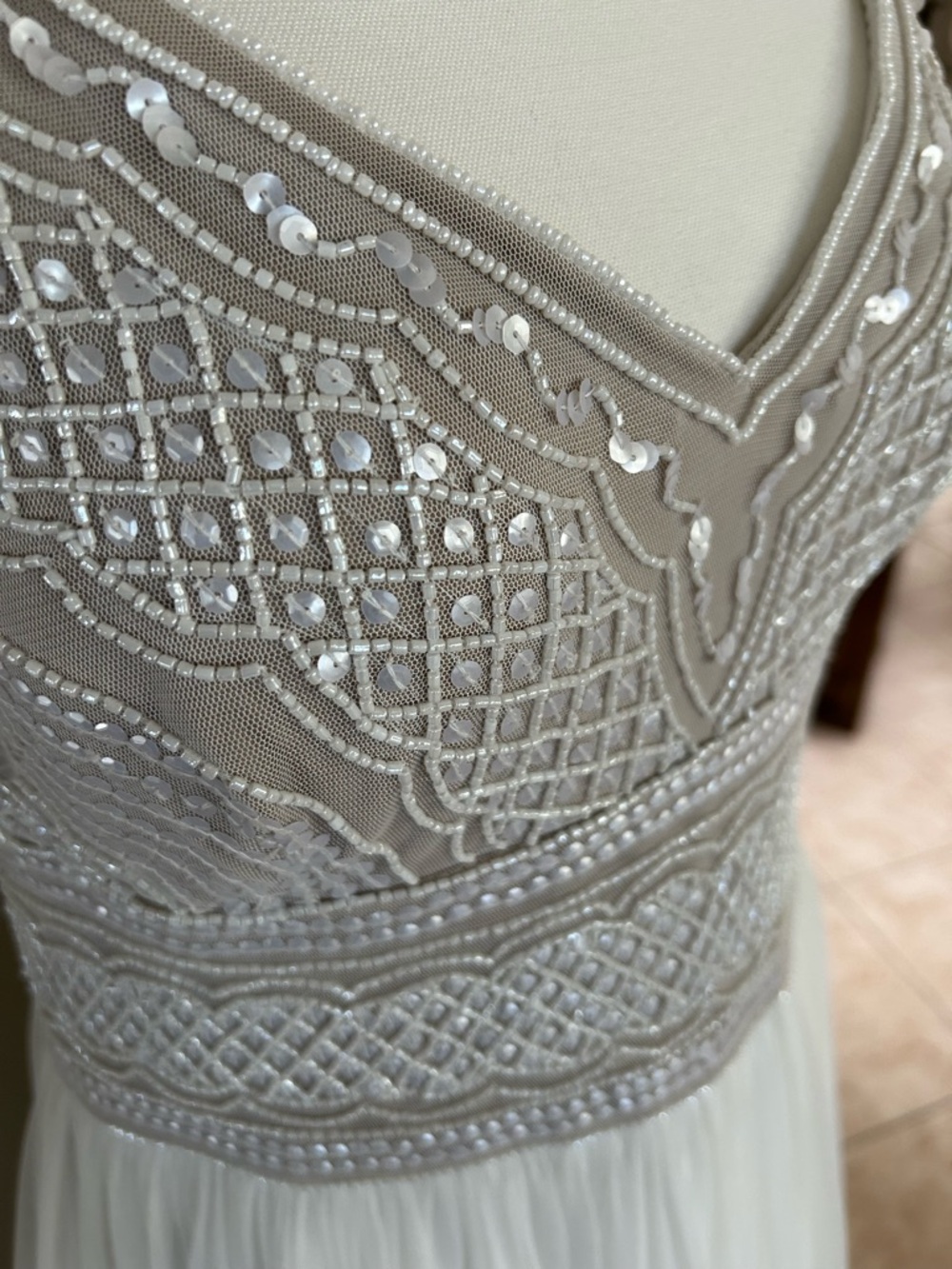 Adrianna Papell Beaded and Sequined Gown - Picture 4 of 14